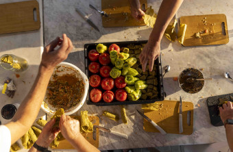 Hands-on Cooking experience in a beautiful garden near Rethymno